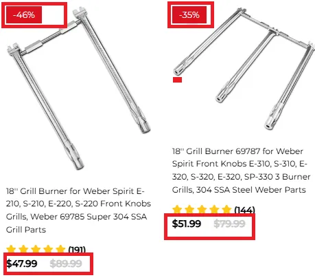 Grillpartsreplacement 41% off offer